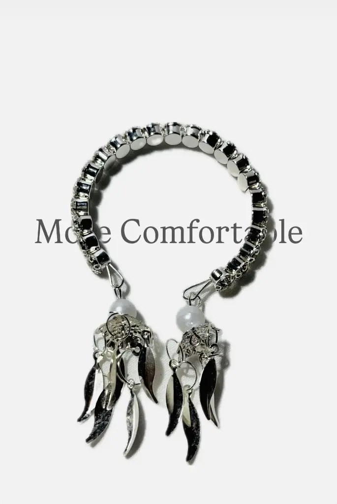 Platinum Plated stons Bangle Bracelet for Women and Girls